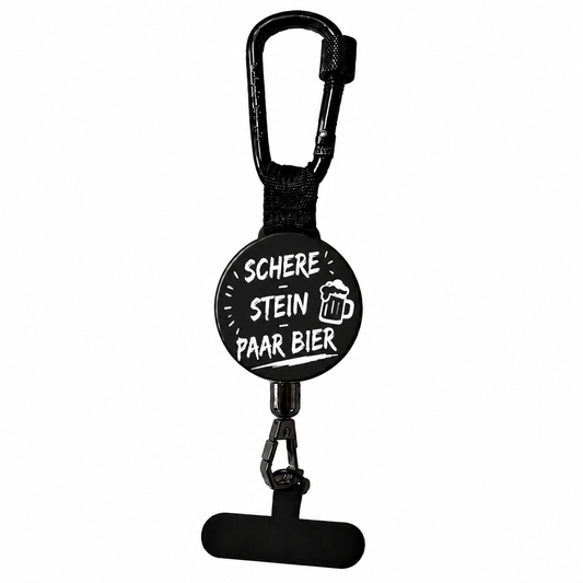 GrabStop - Deine Handysicherung "Schere - Stein - Paar Bier" Design VORBESTELLUNG